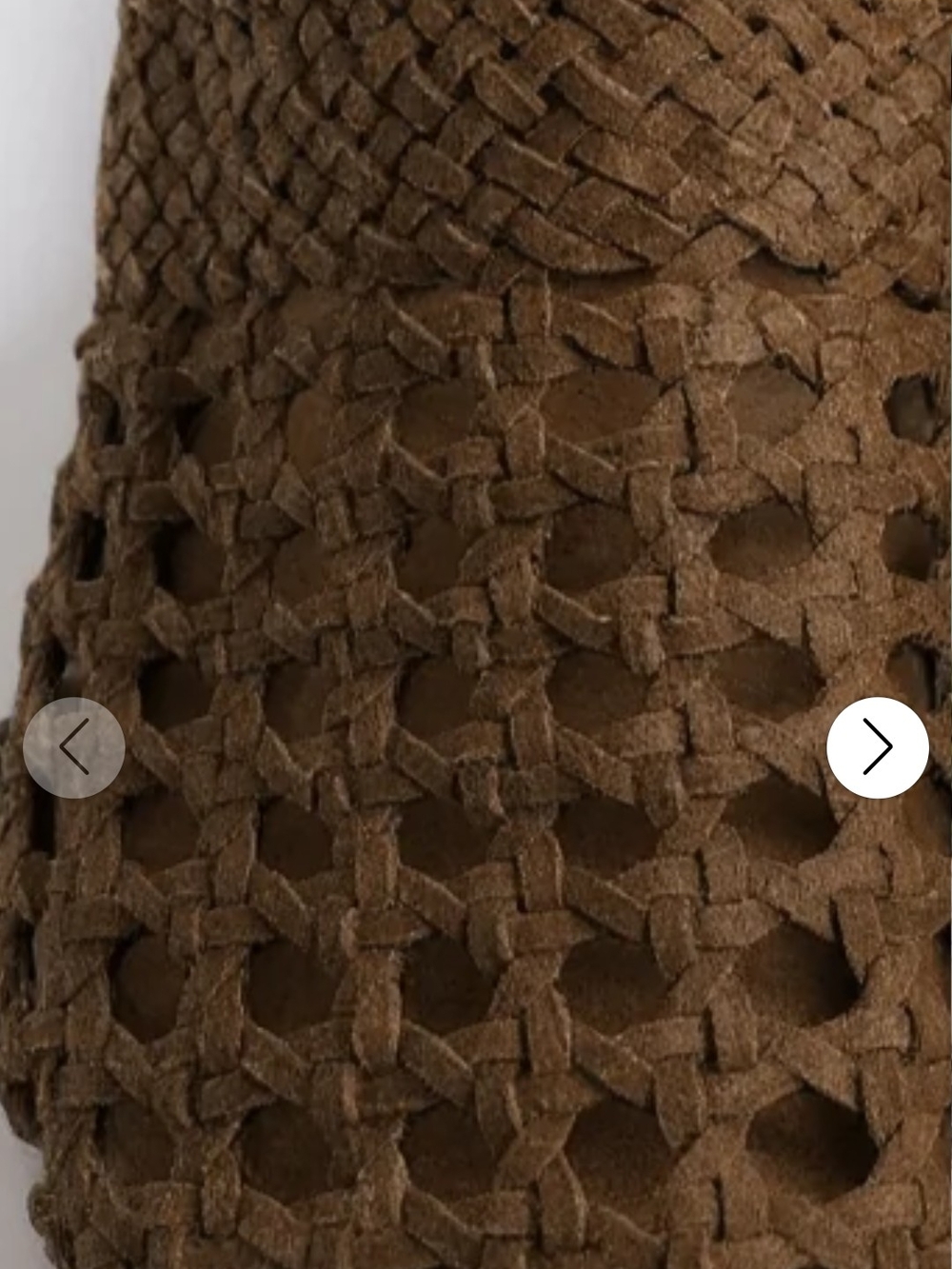 Sayulita Woven Suede Slides - size 9 - Picture 2 of 4